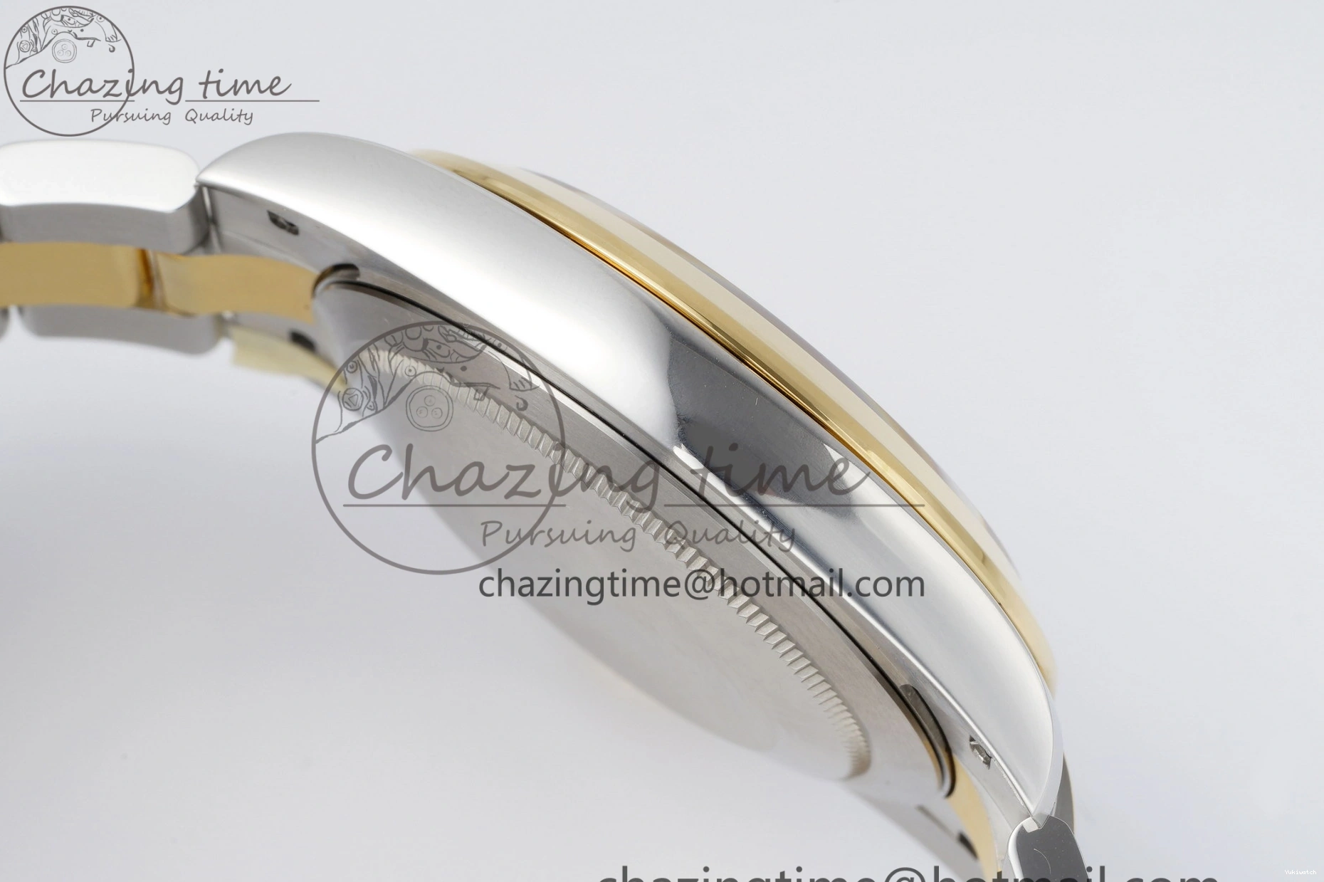 41 KING Steel Bezel on Dial 1:1 Polished Bracelet YG Oyster Best White DateJust Edition 904L SS VR3235 0311